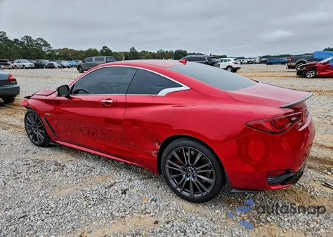 2017 Infiniti Q60 Red Sport 400 from USA, damaged, VIN JN1FV7EL0HM701510